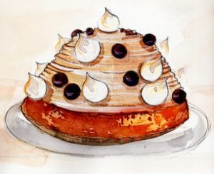 tarte marron 2 dessert chataigne marron et vin